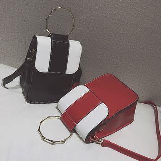 Colour Block Hoop Shoulder Bag