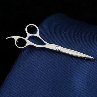 Scissors Neck Tie Clip Silver - One Size