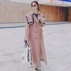 Sailor Collar Double Breasted Trench Coat