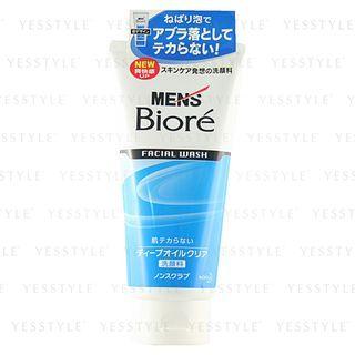 Kao - Biore Men Deep Oil Clear Facial Wash 130g