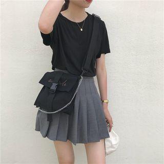 Chain Sling Bag  - Black