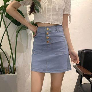 High Waist Skinny Skirt
