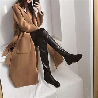 Exclusive Knee-high Low-heel Long Boots