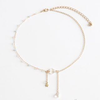 Beaded Choker Gold - One Size