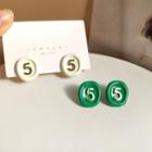 Numerical Glaze Earring