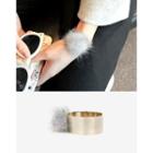 Pompom Metallic Bracelet