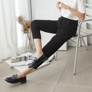 Tapered Cropped Dress Pants
