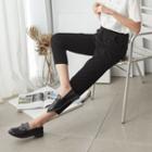 Tapered Cropped Dress Pants