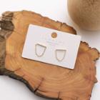 Alloy Chained Earring 1 Pair - As Shown In Figure - One Size