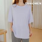 Over-fit Pastel Color T-shirt