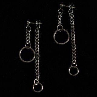 Hoop Alloy Fringed Earring