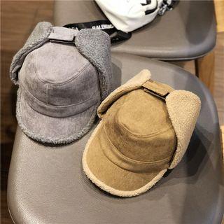 Corduroy Ear Flap Cap