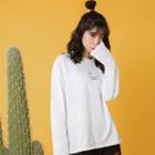 Long-sleeve Smiley Face T-shirt