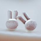 925 Sterling Silver Rabbit Earrings