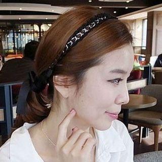 Woven Metallic Hair Band