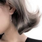 Non-matching Cat Dangle Earring As Shown In Figure - One Size