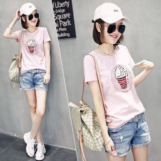 Short-sleeve Ice-cream T-shirt