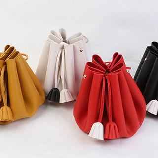 Tassel-detail Bucket Bag With Strap