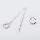 925 Sterling Silver Non-matching Threader Earring