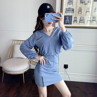 Set: Hoodie + Mini Sheath Tank Dress