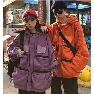 Couple Matching Hooded Utility Jacket