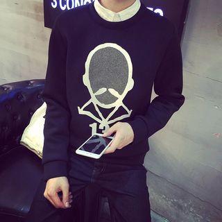 Printed Neoprene Sweatshirt