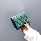 Faux Leather Quilted Wallet