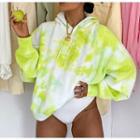 Tie-dyed Prints Oversized Hoodie