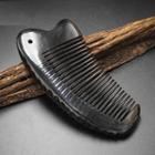 Horn Hair Comb Dark Brown - One Size