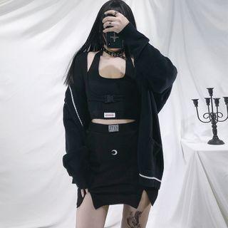 Halter Top / Cropped Top / Mini Skirt / Set