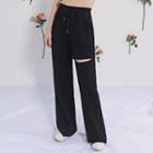 High Waist Wide Leg Sporty Pants