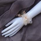 Wedding Rhinestone Wrist Corsage As Shown In Figure - One Size