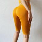 Letter Yoga Shorts