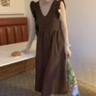 Long-sleeve Turtleneck T-shirt / Sleeveless Dress