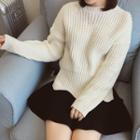 Plain Chunky Knit Sweater