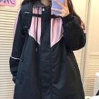 Color Panel Zip Jacket / Leggings