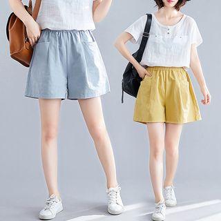 Plain Waist Shorts