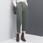 Straight-fit Wool Pants