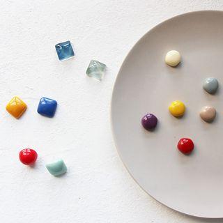 Plain Stud Earring / Clip On Earring