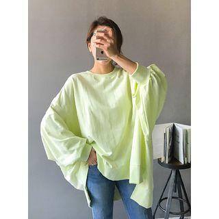 Loose-fit Dip-back Pullover