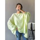 Loose-fit Dip-back Pullover
