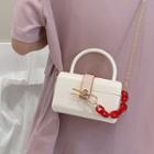 Chain Strap Acrylic Crossbody Box Bag