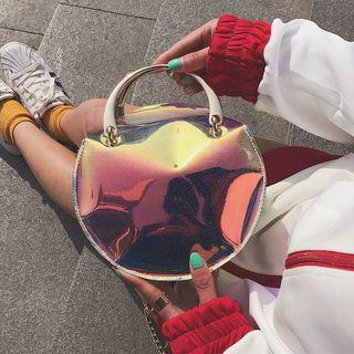 Round Shoulder Bag With Pouch