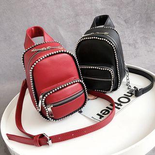 Bead-trim Mini Backpack
