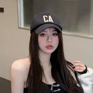 Lettering Baseball Cap 55-58cm - Black - One Size