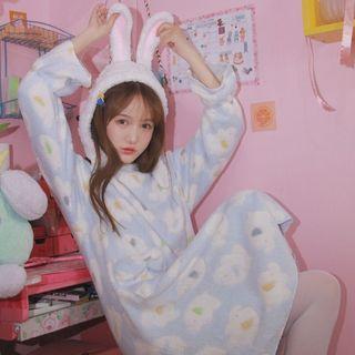 Printed Fleece Nightdress