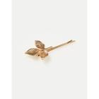 Leaf Hair Pin Gold - One Size