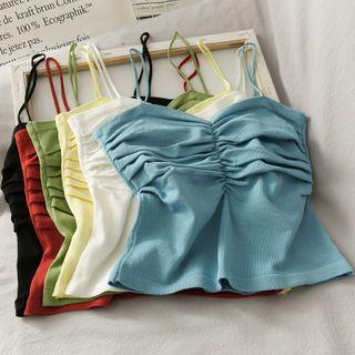 Ruched Camisole Top In 6 Colors