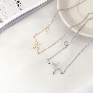 Electrocardiogram Necklace