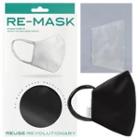 Re-mask Set (1 Reusable Mask + 1 Filter) (black) 1 Reusable Mask + 1 Filter